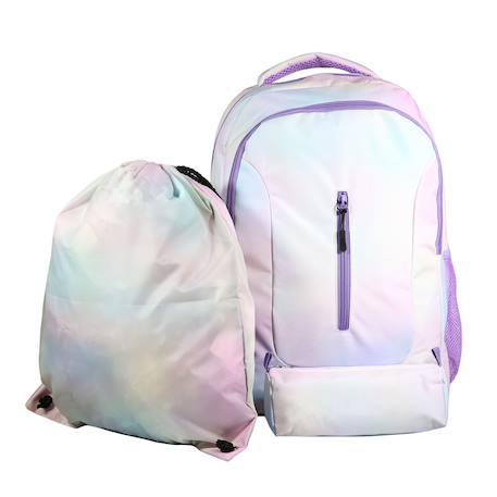 Set de sac à dos, sac gym et trousse bagtrotter  tie and dye  - vertbaudet enfant