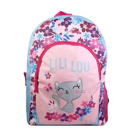 Sac à dos scolaire avec poche lili lou  - vertbaudet enfant