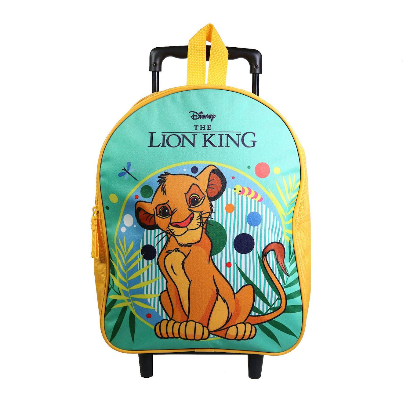Sac À Dos À Roulettes Maternelle Le Roi Lion Vert