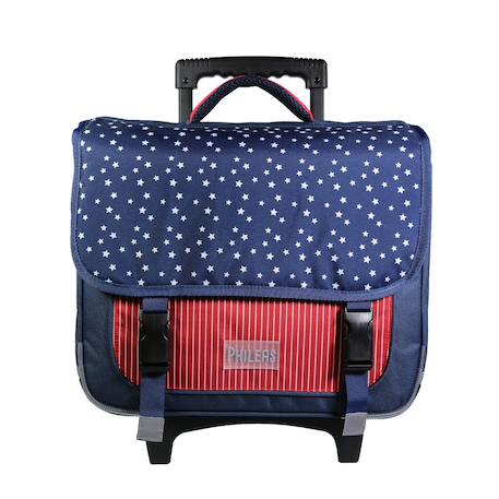 Fille-Accessoires-Cartable scolaire à roulettes phileas usa
