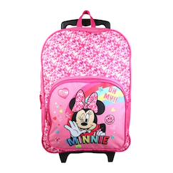 -Sac à dos scolaire à roulettes minnie so cool