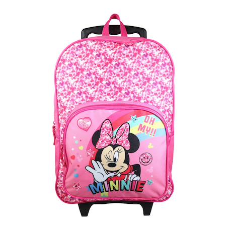 Fille-Accessoires-Cartable, trousse-Sac à dos scolaire à roulettes minnie so cool