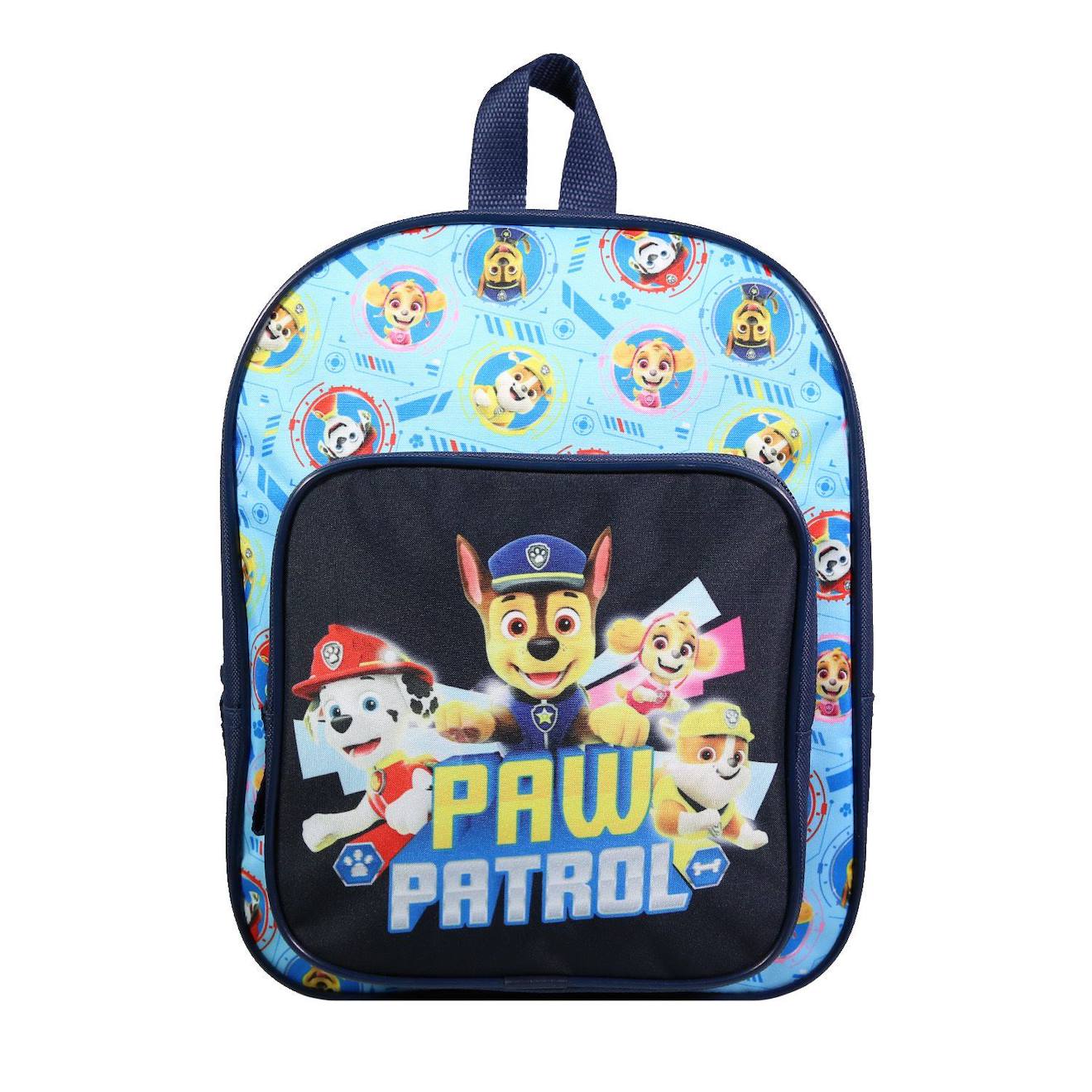 Sac À Dos Avec Poche Maternelle Pat'patrouille Bleu