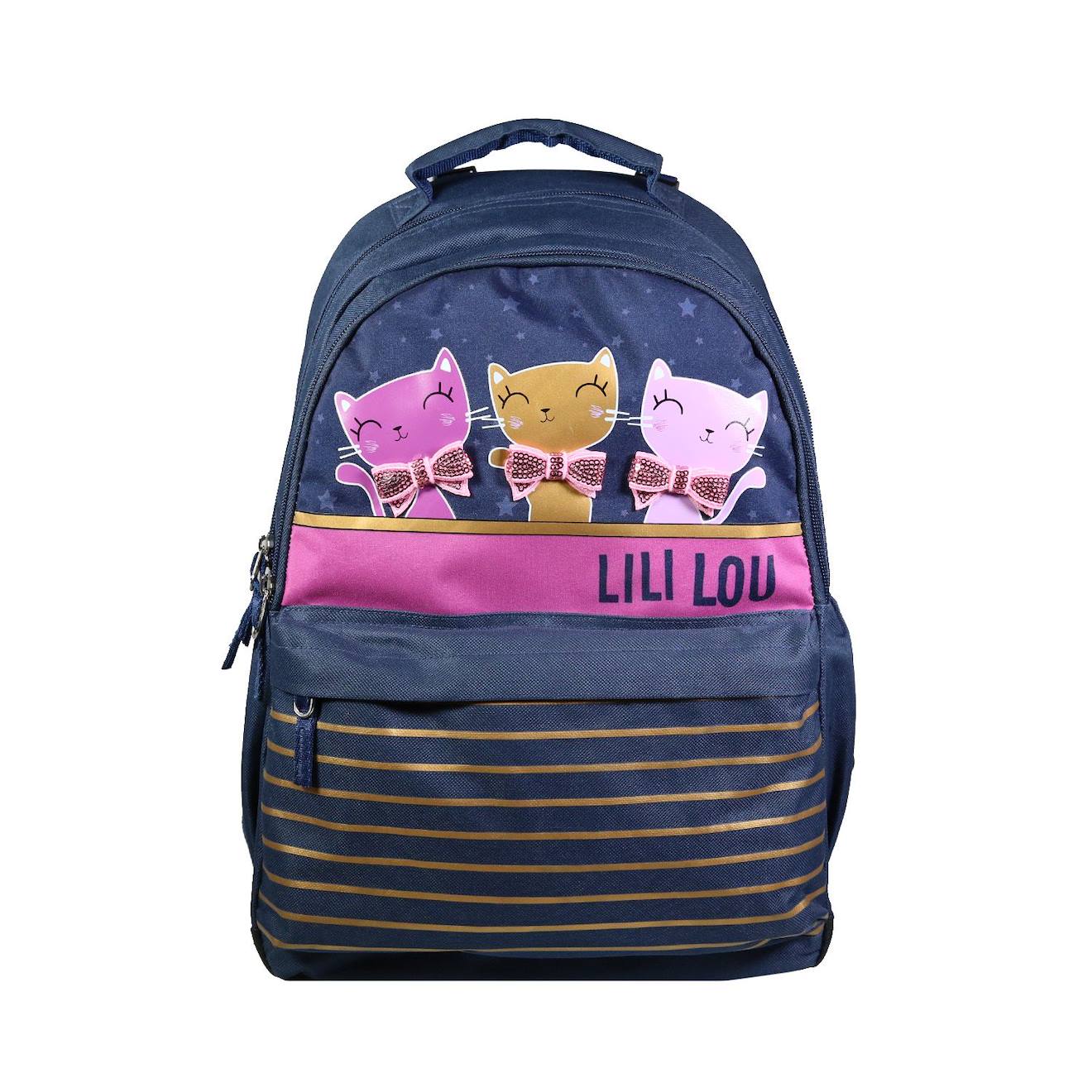 Sac Dos Scolaire Lili Lou X Phileas Bleu 21 €