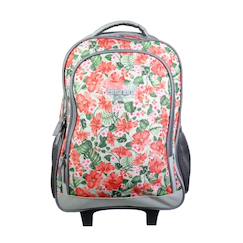 Sac à dos scolaire à roulettes offshore  fleurs  - vertbaudet enfant
