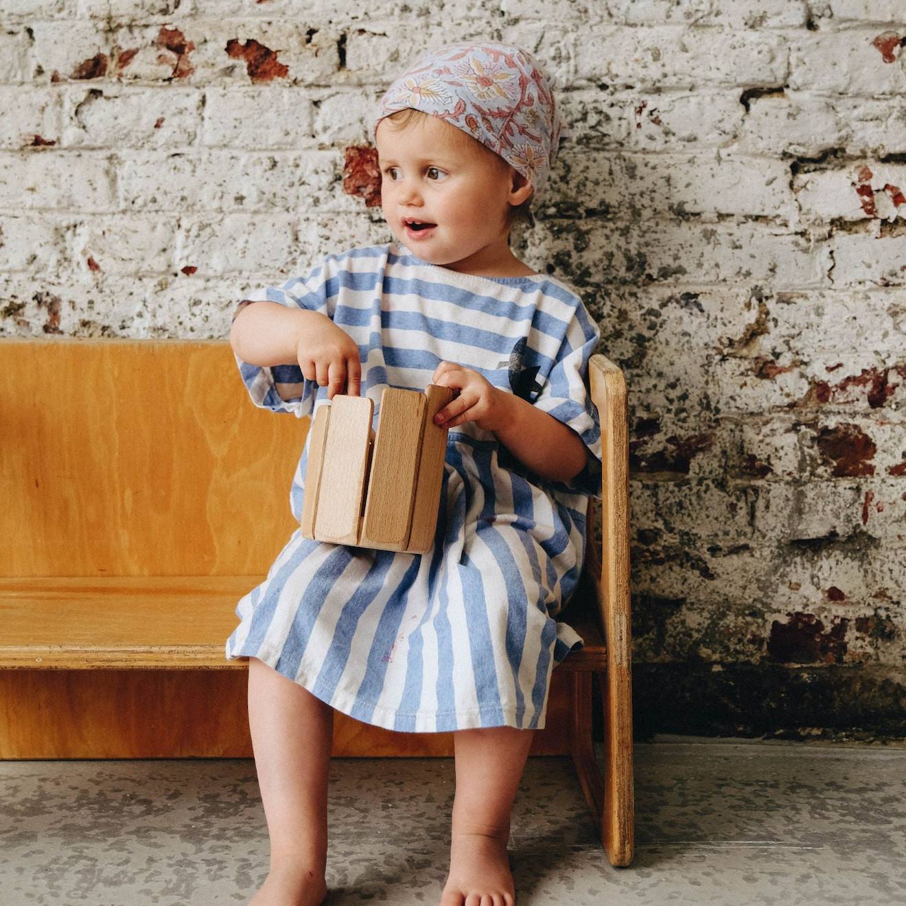 Octoblock - Bloc Sonore Bois Naturel (Observe Montessori) - Image 1