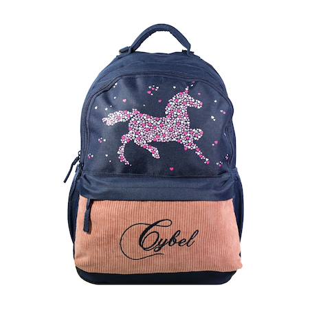 Sac à dos scolaire cybel x phileas cheval licorne  - vertbaudet enfant
