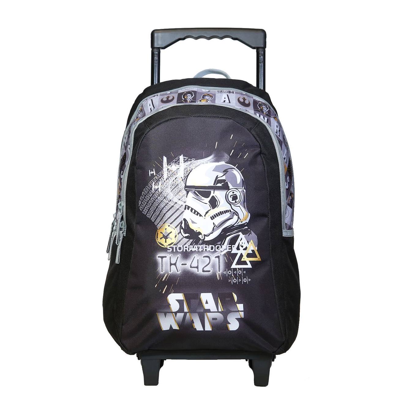 Sac À Dos À Roulettes Disney Star Wars Noir