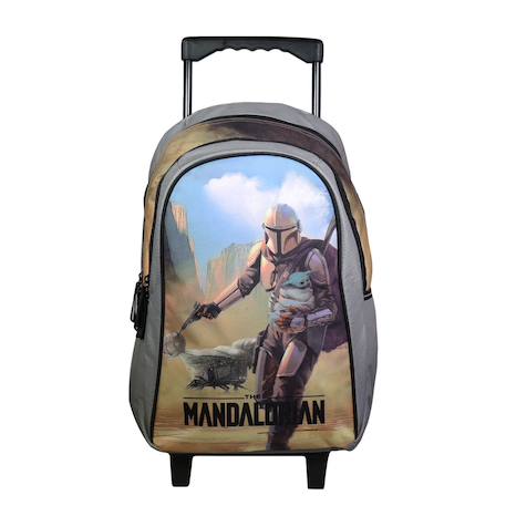 Garçon-Accessoires-Cartable, trousse-Sac à dos à roulettes disney star wars / the mandalorian