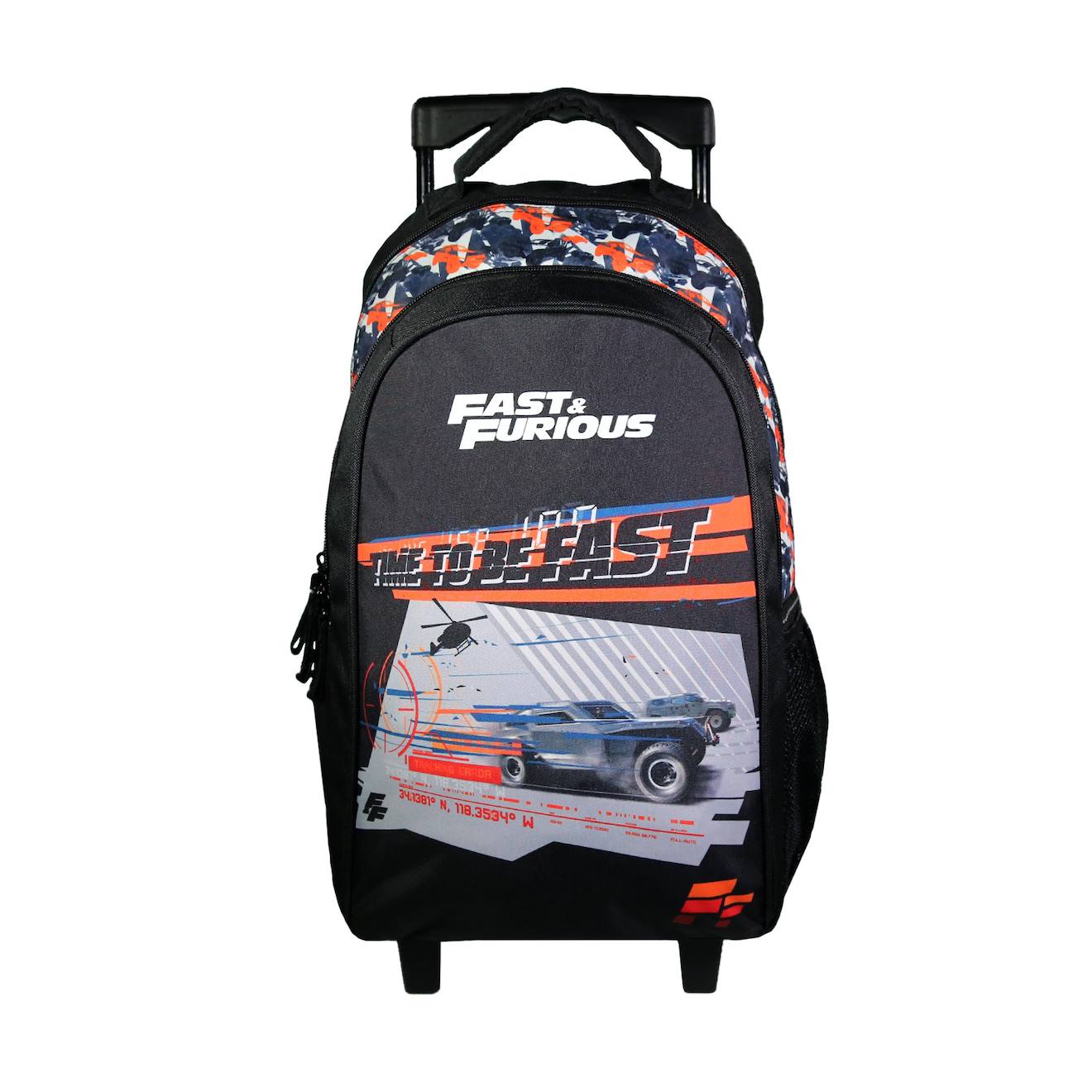 Sac À Dos Scolaire À Roulettes Fast And Furious Noir Sac À Dos Scolaire À Roulettes Fast And Furious Noir
