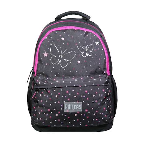 Sac à dos scolaire phileas papillons  système smart comfort  - vertbaudet enfant
