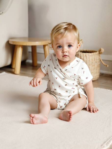 Bébé-Pyjashort en gaze de coton bébé personnalisable