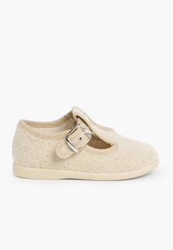 Chaussures-Salomés garçon en lin