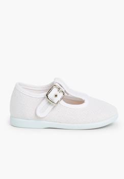 Chaussures-Salomés garçon en lin