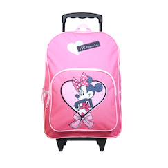 -Sac à dos à roulettes disney minnie noeud