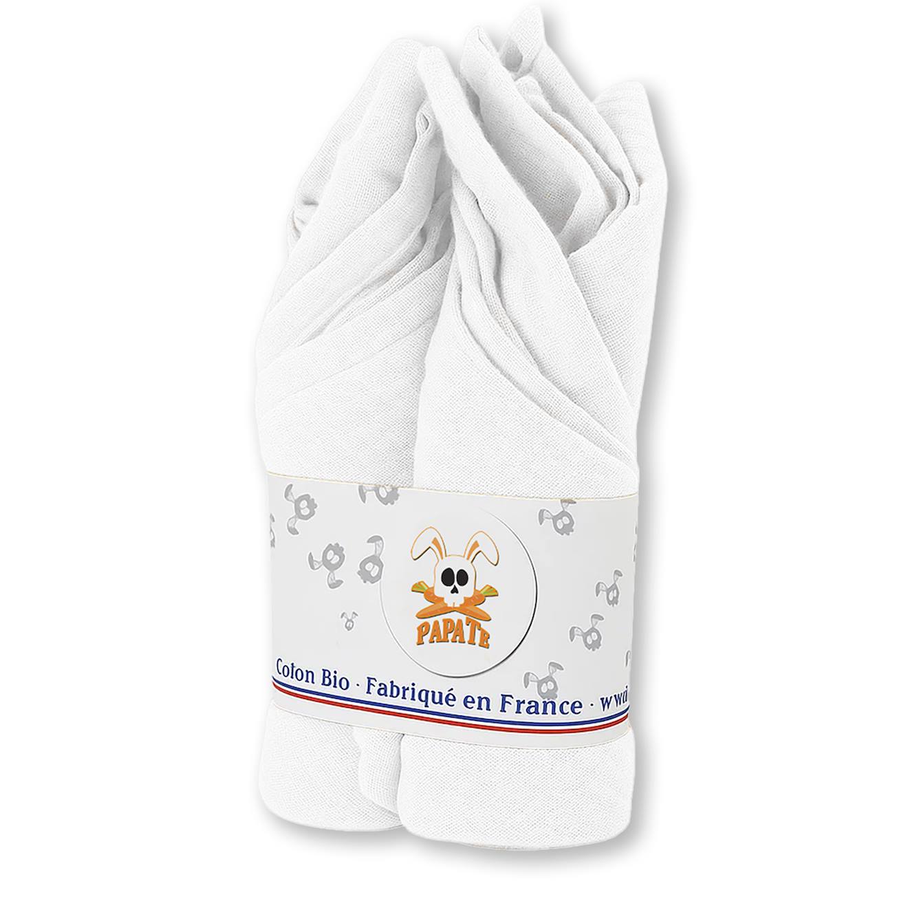 Langes En Coton Bio Blanc