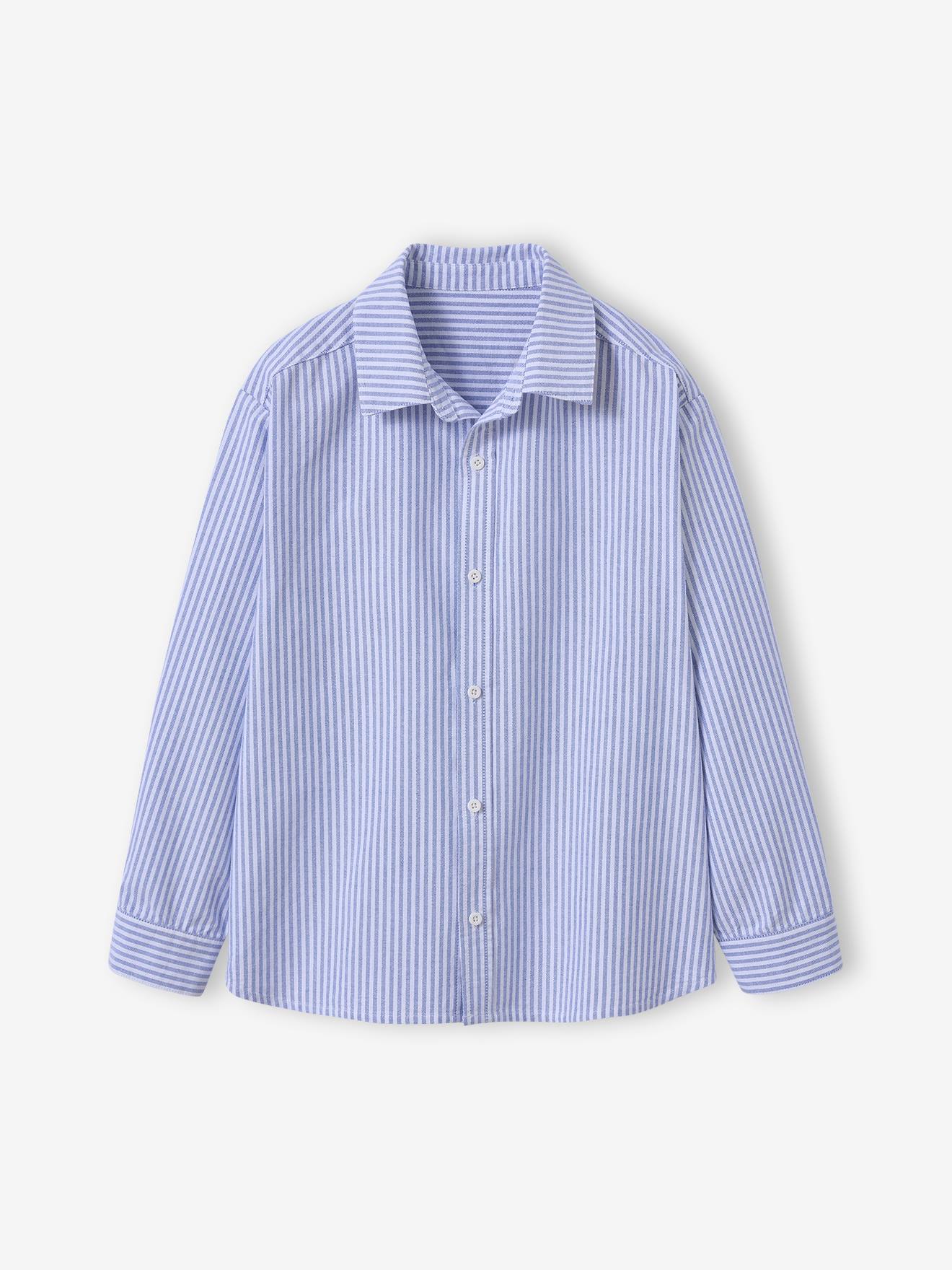 Chemise Manches Longues GapKids Garçon XXL (14-16) – Rayée, Couleur Multicolore