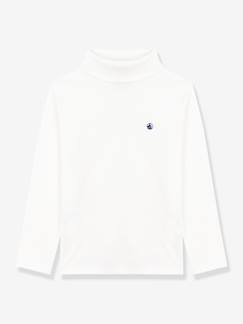 Garçon-T-shirt, polo, sous-pull-Sous-pull enfant en coton uni