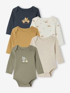 Petit Bateau Fille Lot De 3 Bodies Petit Bateau Manches Longues - Encolure Américaine Mixte Enfant Body Manches Longues Lot 3