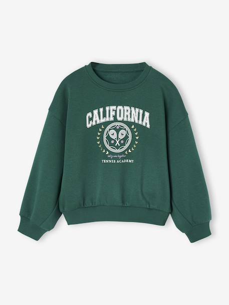 Sweat oversize sport fille  - vertbaudet enfant
