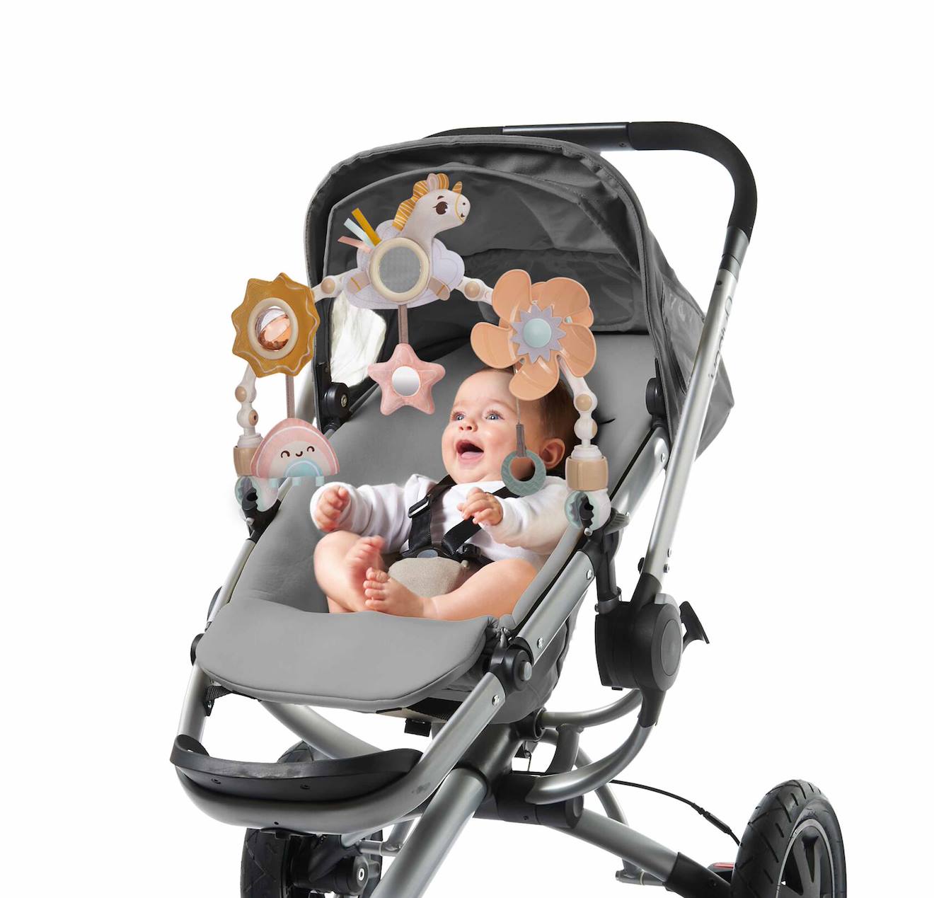 Arche D’activités Pour Poussette Licorne Beige Licorne (Tiny Love) - Image 1