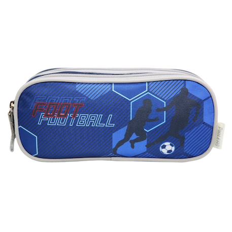 Trousse scolaire rectangulaire phileas football  - vertbaudet enfant