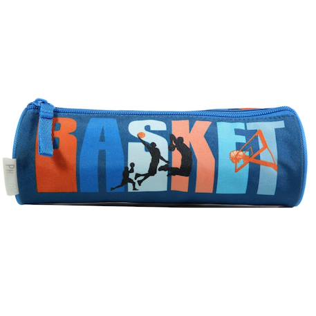 Trousse scolaire ronde phileas basket  - vertbaudet enfant
