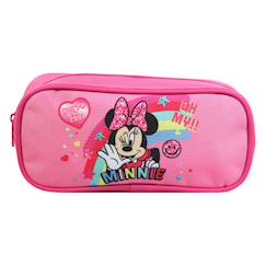 Jouet-Trousse scolaire rectangulaire disney minnie  arc en ciel