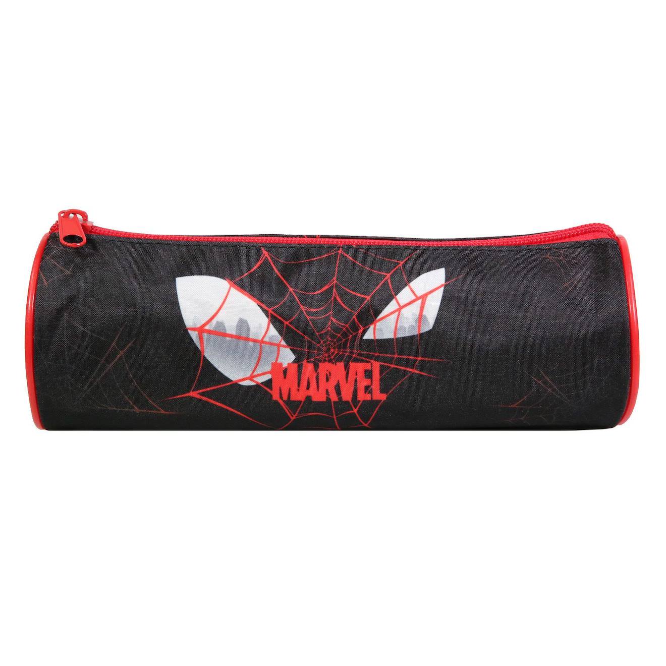 Trousse Scolaire Ronde Marvel Spiderman Noir