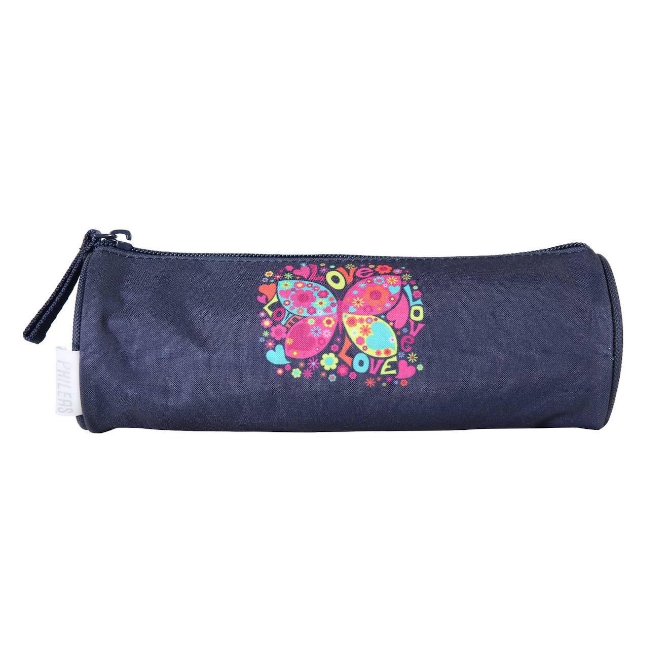 Trousse Scolaire Ronde Phileas Papillon Bleu 10 €