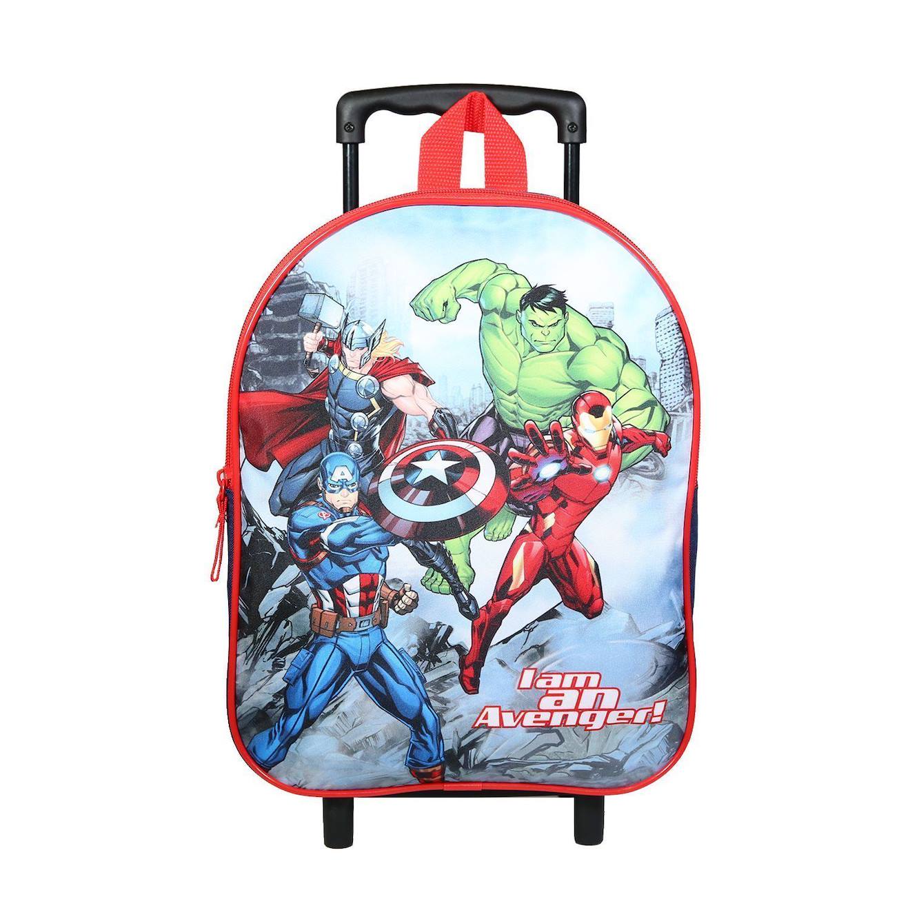Sac Dos Roulettes Maternelle Marvel Avengers Rouge 25 €