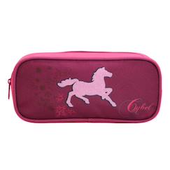 -Trousse scolaire rectangulaire cybel cheval licorne