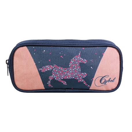Trousse scolaire rectangulaire cybel cheval licorne  - vertbaudet enfant