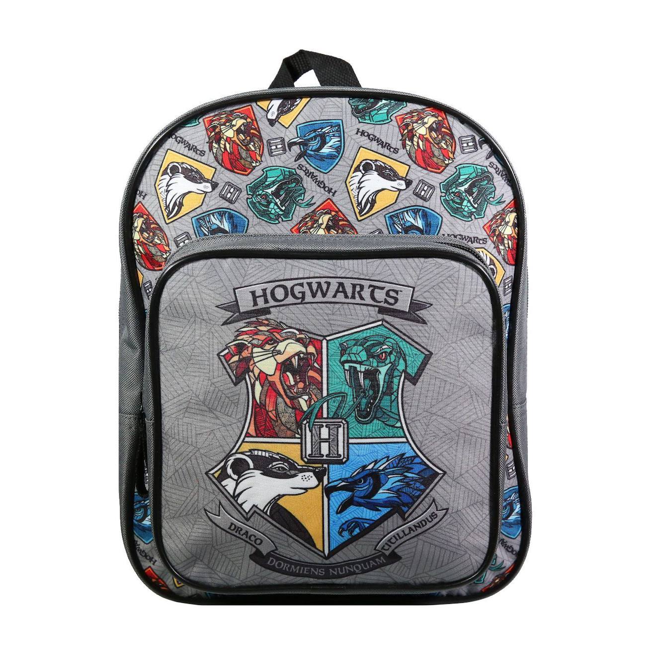 Sac À Dos Avec Poche Maternelle Harry Potter Gris