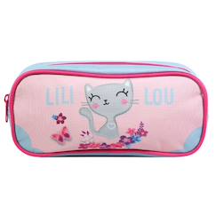 Trousse scolaire rectangulaire lili lou  - vertbaudet enfant