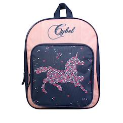 -Sac à dos  avec poche maternelle cybel cheval licorne