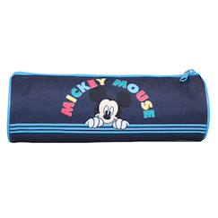 Jouet-Trousse scolaire ronde mickey  rayures