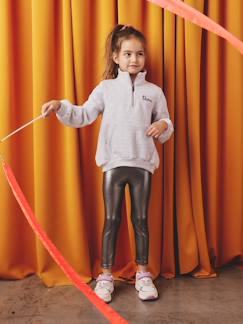 -Ensemble sweat et legging métalisé sport fille