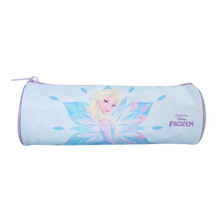 Trousse scolaire ronde la reine des neiges  - vertbaudet enfant