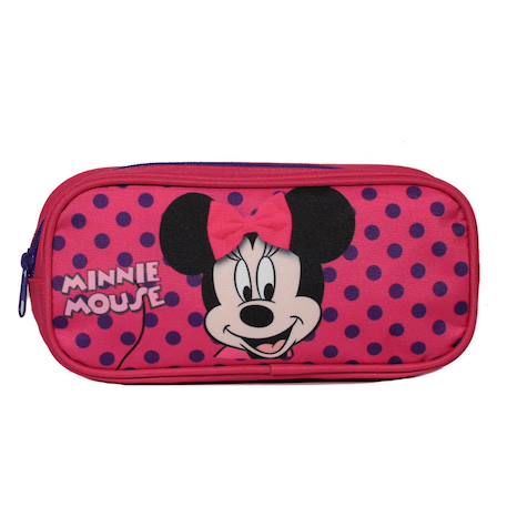 Trousse scolaire rectangulaire disney minnie  - vertbaudet enfant
