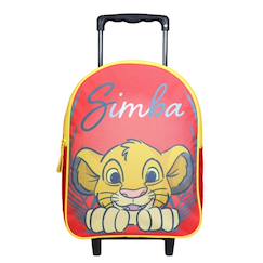 Sac à dos à roulettes maternelle disney le roi lion simba  - vertbaudet enfant