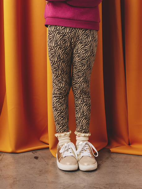Fille-Pantalon-Legging fille doublé maille polaire