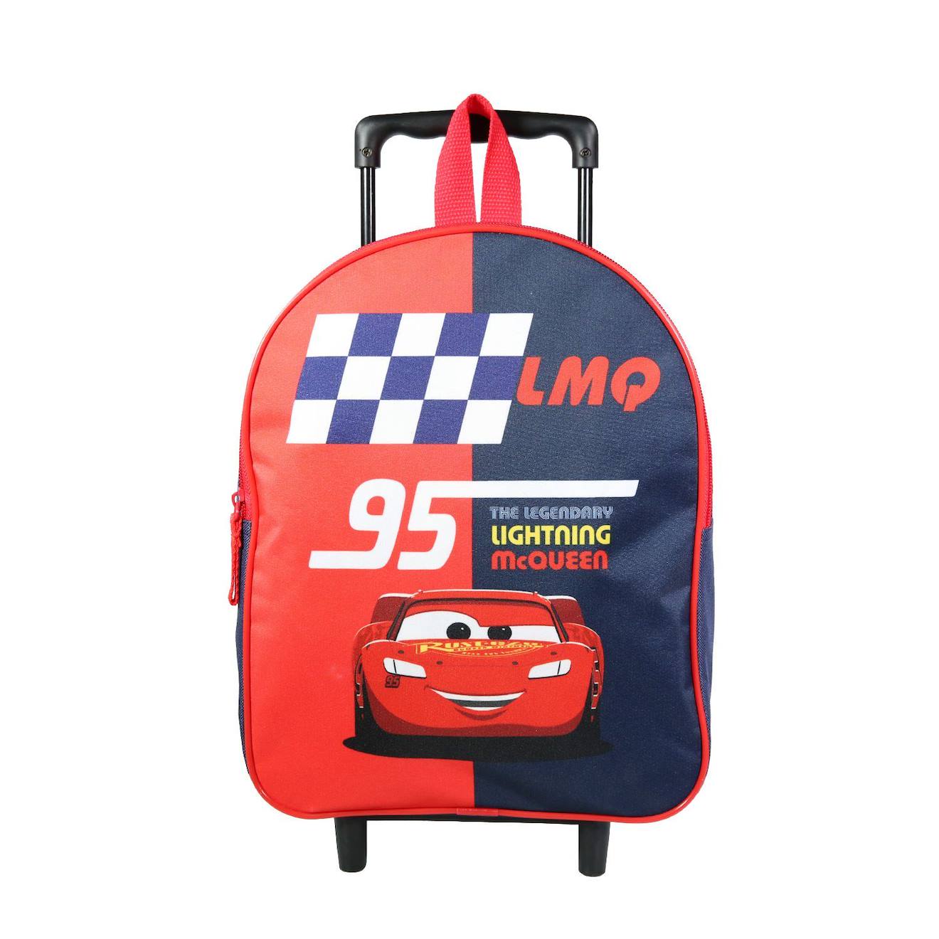 Sac À Dos À Roulettes Maternelle Disney Cars Rouge