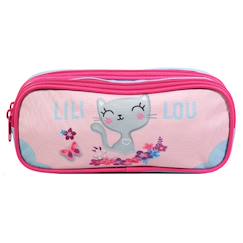 -Trousse scolaire rectangulaire lili lou