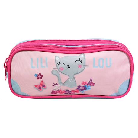 Fille-Accessoires-Trousse scolaire rectangulaire lili lou
