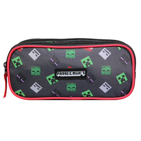 Trousse scolaire rectangulaire minecraft  - vertbaudet enfant