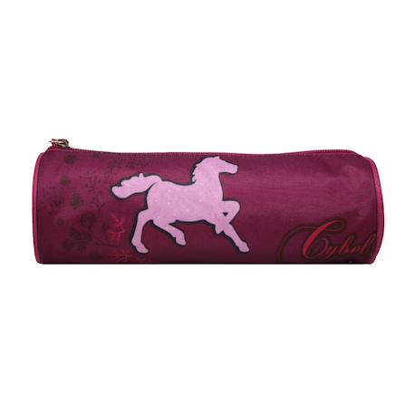 Trousse scolaire ronde cybel  - vertbaudet enfant