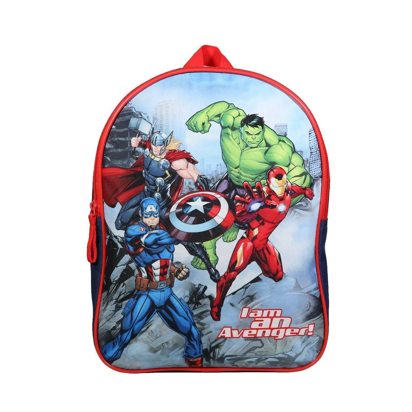 Sac À Dos Gouter Maternelle 31 Cm Marvel Avengers Multicolore