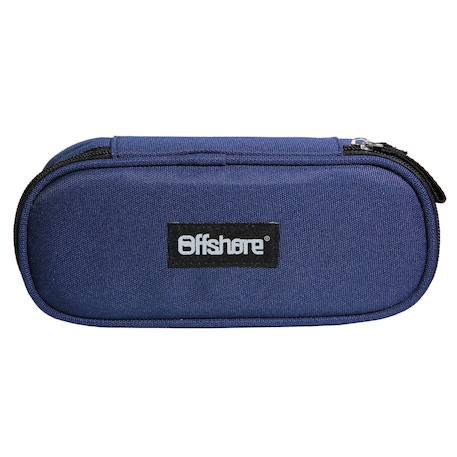 Trousse scolaire ovale plumier offshore  - vertbaudet enfant