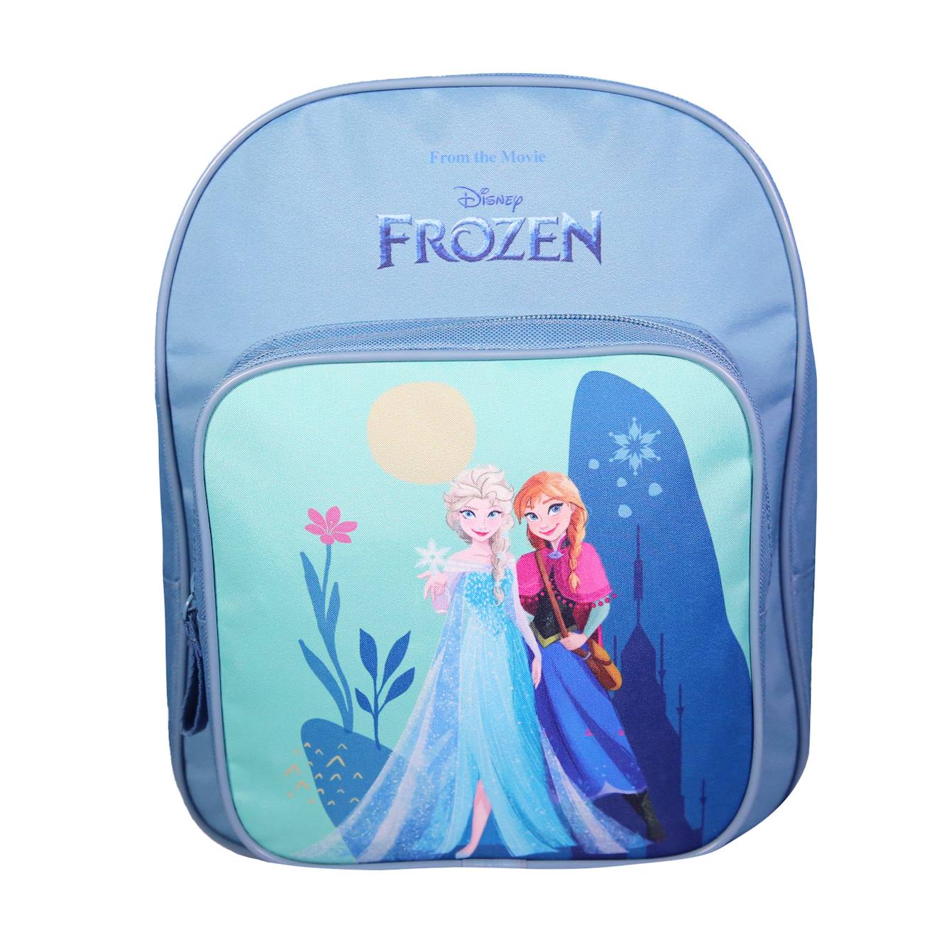 Sac À Dos Avec Poche Maternelle La Reine Des Neiges / Frozen Bleu